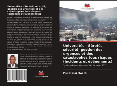 Universités - Sûreté, sécurité, gestion des urgences et des catastrophes tous risques (incidents et événements)
