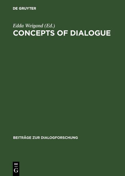 Concepts of dialogue