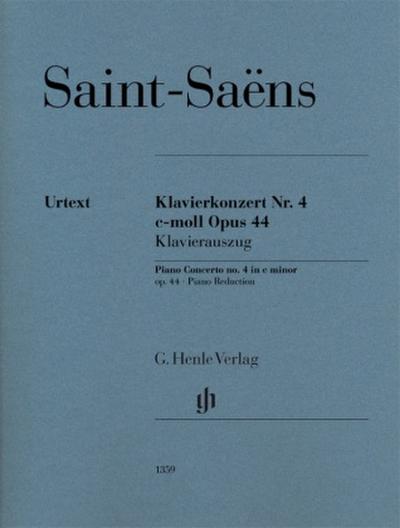 Saint-Saëns, Camille - Klavierkonzert Nr. 4 c-moll op. 44