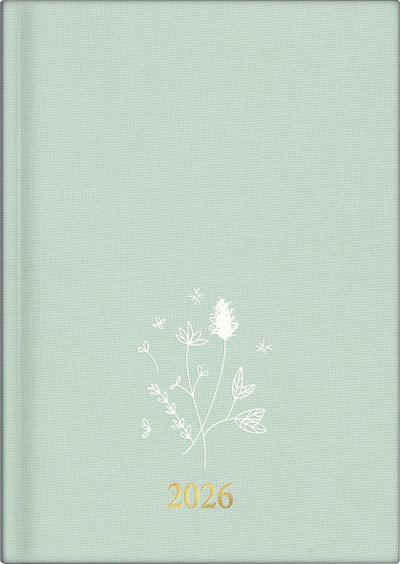rido/idé 7021503016 | Buchkalender Young Line 2026 "Wild Flowers" | A5, Textil