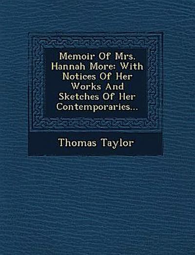 Memoir of Mrs. Hannah More
