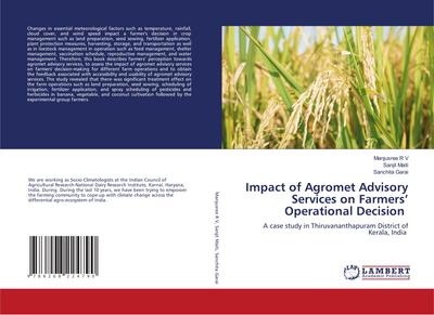 Impact of Agromet Advisory Services on Farmers’ Operational Decision