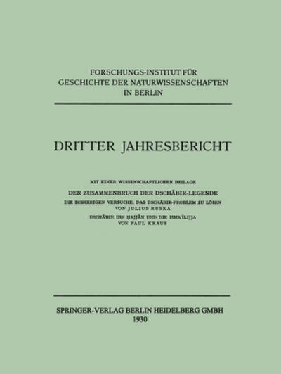 Dritter Jahresbericht