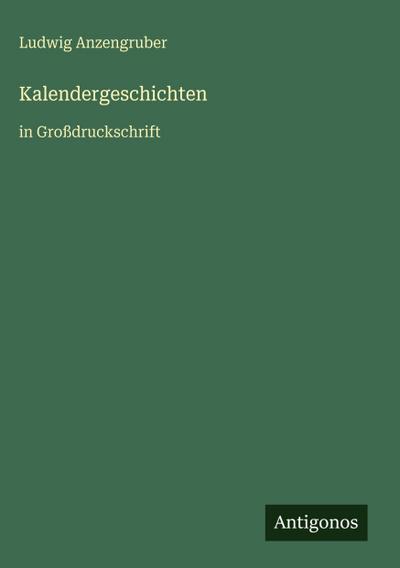 Kalendergeschichten