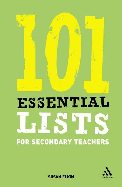 101 Essential Lists for Secondary Teachers