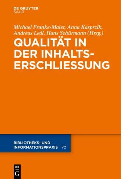 Qualität in der Inhaltserschließung