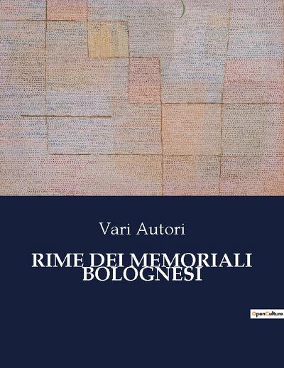 RIME DEI MEMORIALI BOLOGNESI