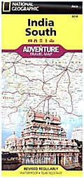 India South Map: Travel Maps International Adventure Map (National Geographic Adventure Map)