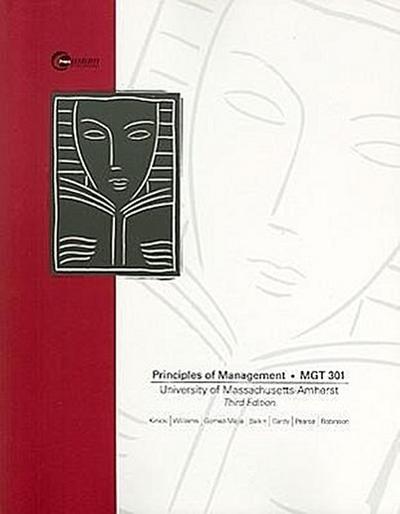 Principles of Management, MGT 301: University of Massachusetts-Amherst