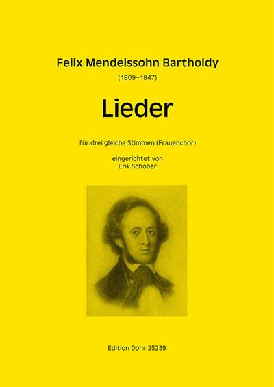 Lieder für 3 gleiche Stimmen oderFrauenchor a cappella