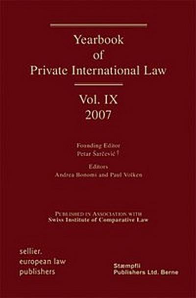 Yearbook of Private International Law