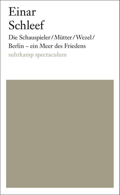 Die Schauspieler/Mütter/Wezel/ Berlin - ein Meer des Friedens