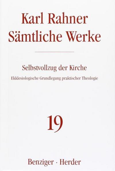 Karl Rahner Sämtliche Werke