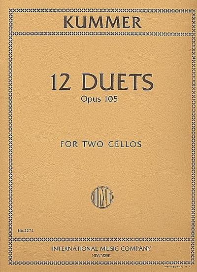 12 Duets op.105for 2 cellos