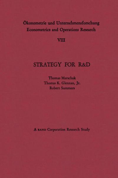 Strategy for R&D: Studies in the Microeconomics of Development