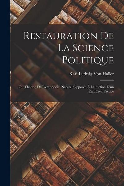 Restauration De La Science Politique