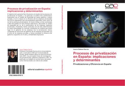 Procesos de privatización en España: implicaciones y determinantes