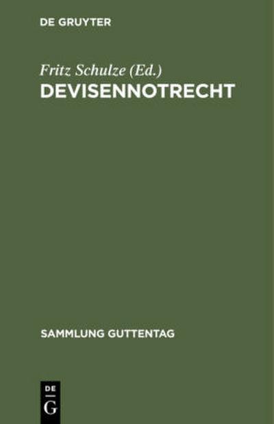 Devisennotrecht