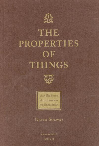 The Properties of Things