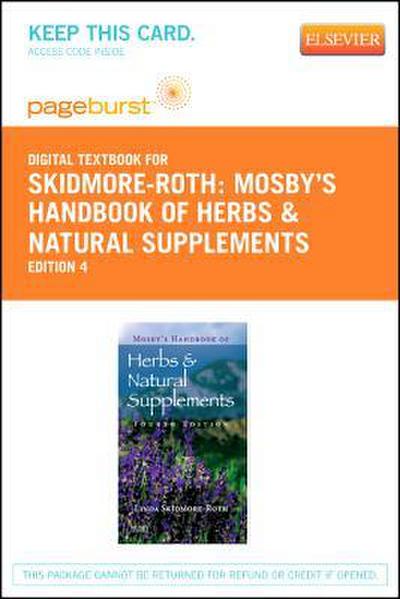 Mosby’s Handbook of Herbs & Natural Supplements - Elsevier eBook on Vitalsource (Retail Access Card)