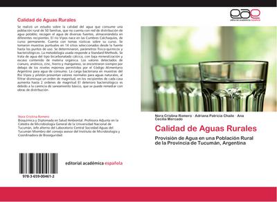Calidad de Aguas Rurales