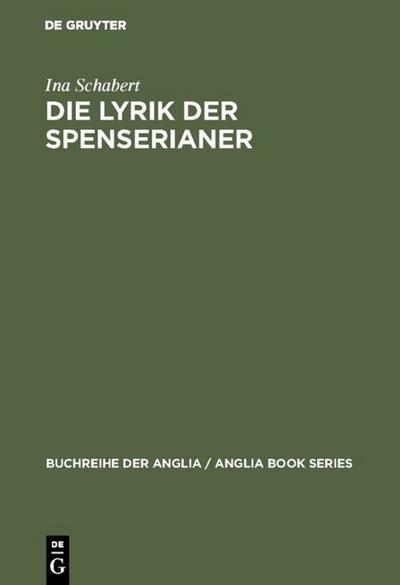 Die Lyrik der Spenserianer
