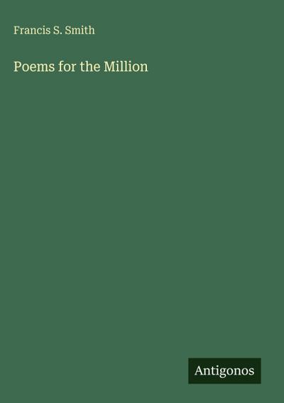 Poems for the Million