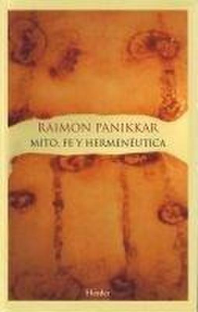 Mito, fe y hermenéutica