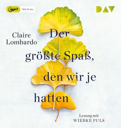 Der größte Spaß, den wir je hatten, 2 Audio-CD, 2 MP3