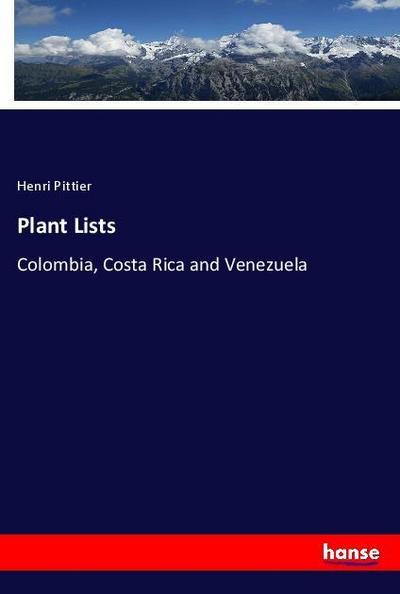 Plant Lists