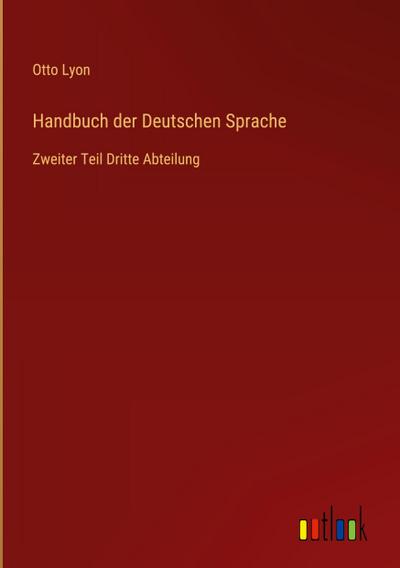 Handbuch der Deutschen Sprache