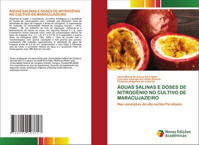 ÁGUAS SALINAS E DOSES DE NITROGÊNIO NO CULTIVO DE MARACUJAZEIRO