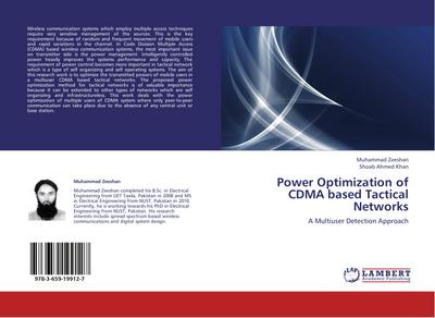 Power Optimization of CDMA based Tactical Networks