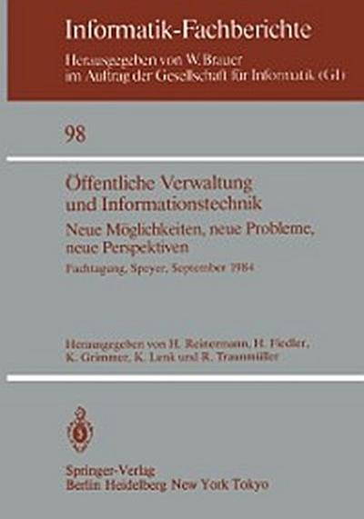 Öffentliche Verwaltung und Informationstechnik