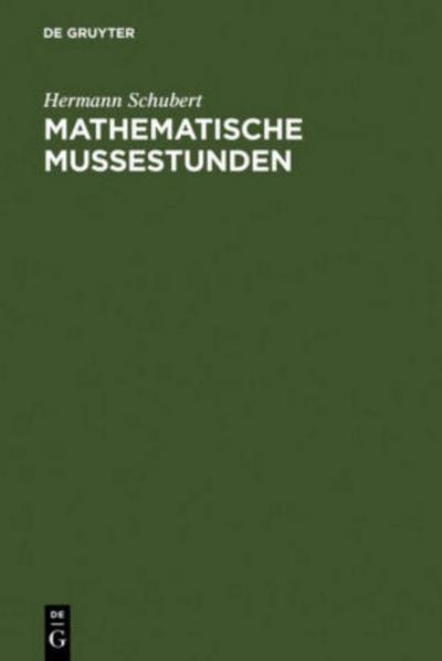 Mathematische Mußestunden