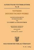 Notkers des Deutschen Werke