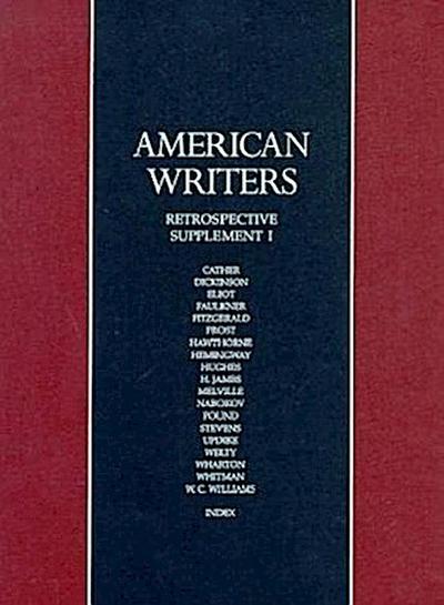 American Writers, Retrospective Supplement I