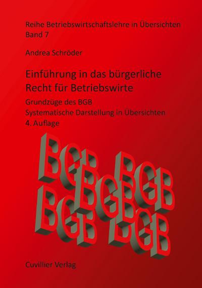 Einführung in das bürgerliche Recht für Betriebswirte
