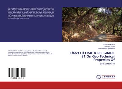 Effect Of LIME & RBI GRADE 81 On Geo Technical Properties Of
