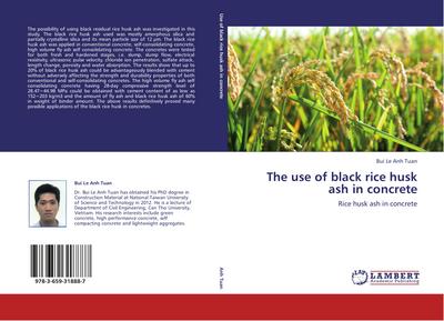 The use of black rice husk ash in concrete