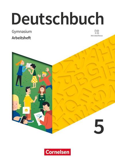 Deutschbuch Gymnasium 5. Schuljahr- Zu den Ausgaben Allgemeine Ausgabe, NDS, NRW - Arbeitsheft mit Lösungen