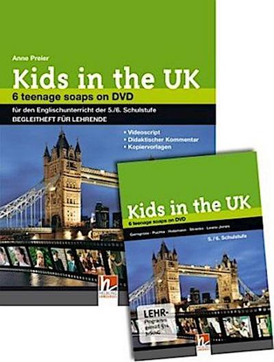 Kids in the UK, DVD und Begleitheft für Lehrende, m. 1 DVD