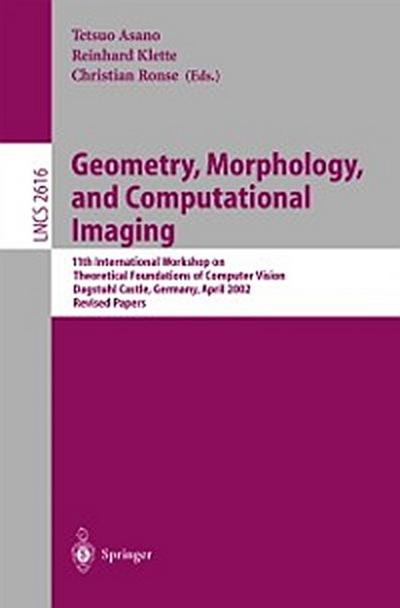 Geometry, Morphology, and Computational Imaging