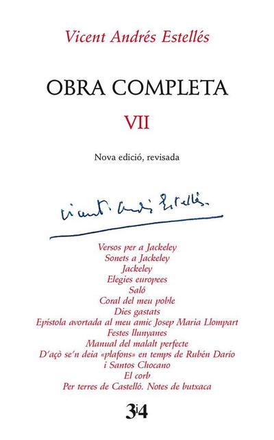 OBRA COMPLETA, VOL.VII