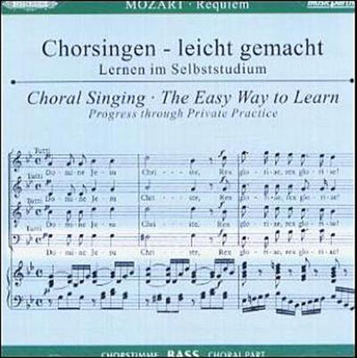 Requiem, KV 626, Chorstimme Bass, 1 Audio-CD