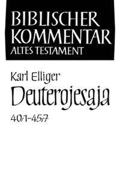 Deuterojesaja (40,1-45,7)