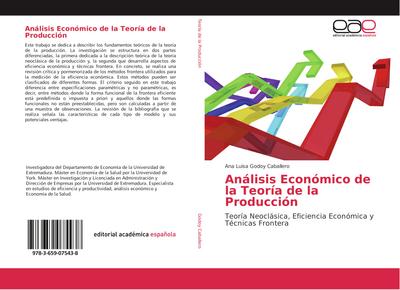 Análisis Económico de la Teoría de la Producción