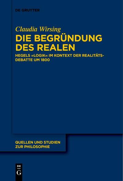 Die Begründung des Realen