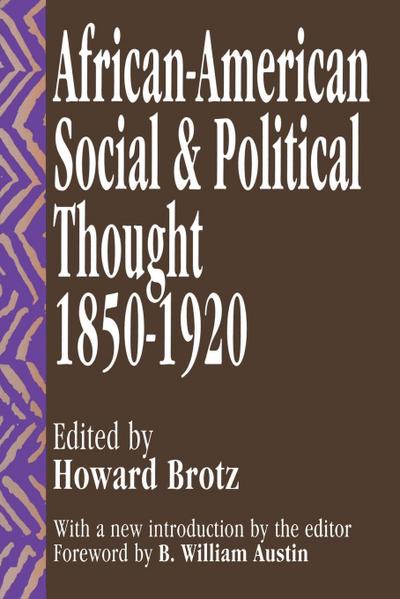 African-American Social and Political Thought