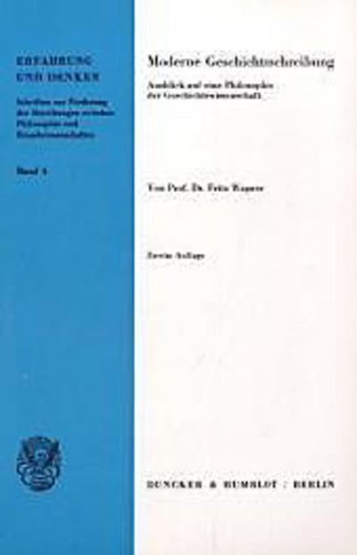 Moderne Geschichtsschreibung.